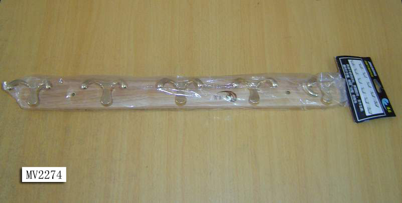 MV2274 Clothes Hook W/Wooden Bottom