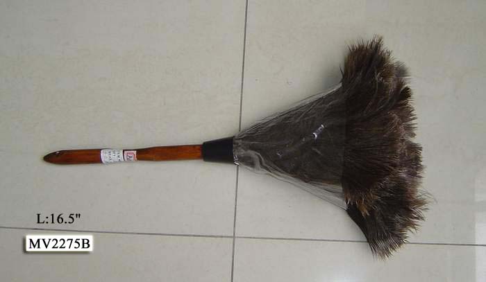 MV2275B A006 Camelbird Feather Brush W/Wooden Handle