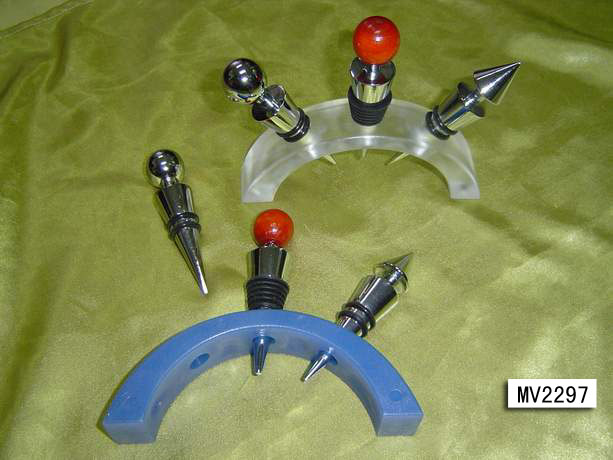 MV2297 Wine Bottle Stopper With Stand
