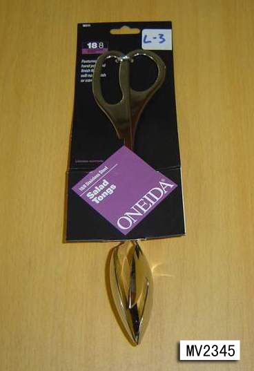 MV2345 S/S Salad Tongs T/C