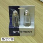 2Pcs Salt & Pepper Grass Shakers