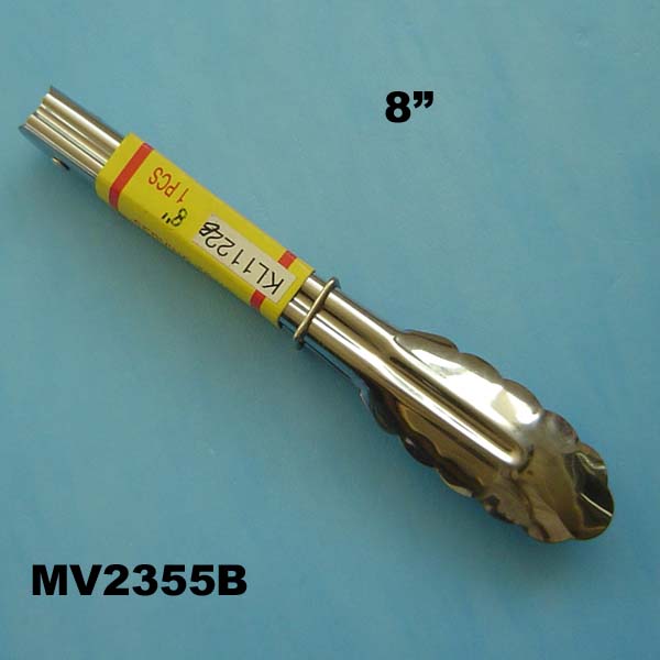 8" S.S. FOOD TONG
