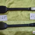 18" 2In 1 Bbq Brush Plastic Handle