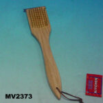 12" Bbq Brush Wooden Handle