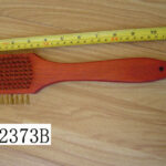 12" 2 Function Bbq Brush Wooden Handle