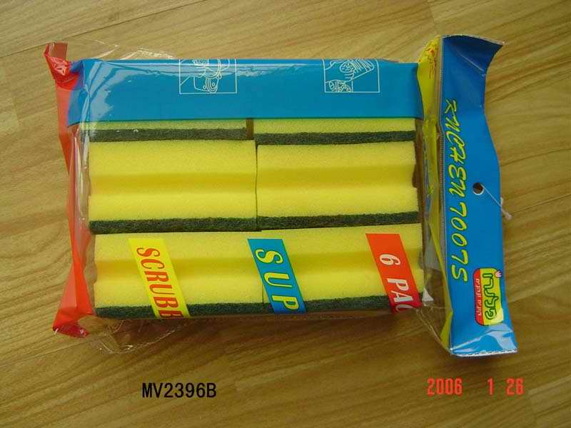 MV2396B 6Pcs Clean Pad In Colour Bag