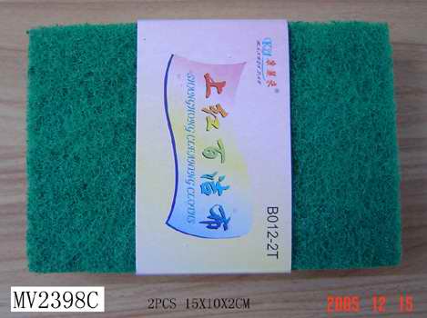 MV2398C 2Pcs Cleaning Scourer 15X10X2Cm