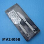S/2 S/S Grater & Knife 26X 11Cm 145Grams