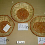 Oval Wicker Basket Dia.23Cm