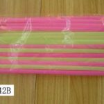 40Pcs Plastic Straw W/ Spoon