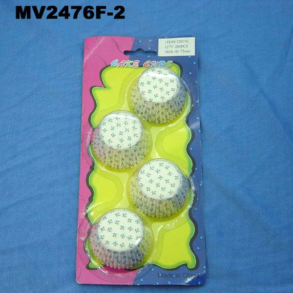 MV2476F-2 200Pcs (73Mm) Cake Paper Mould B/C