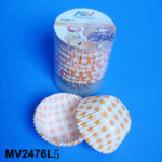 400Pcs Baking Cup With 8Cm Pvc Container