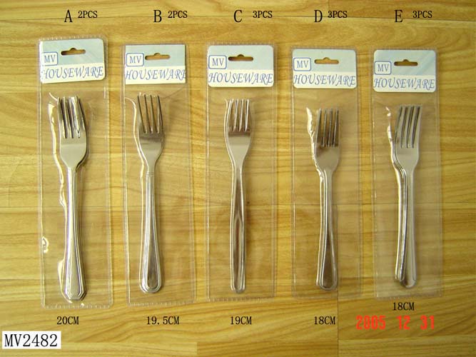 MV2482D 3Pcs S/S Fork D/B