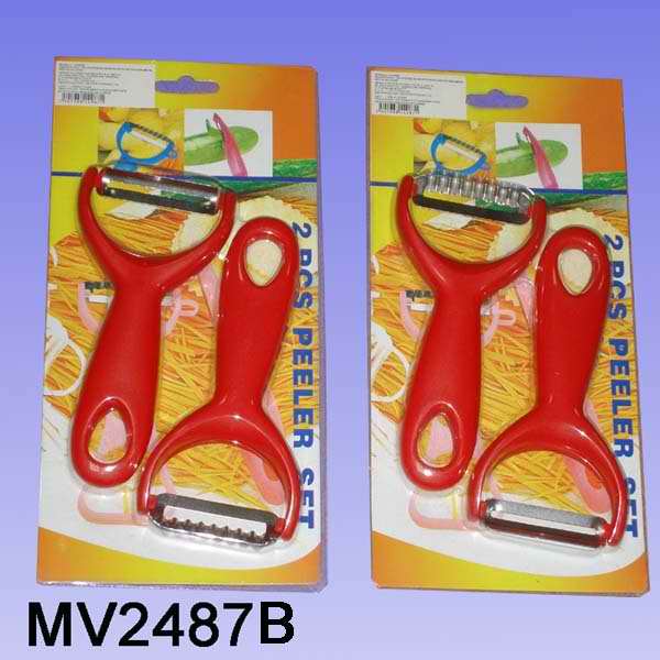 MV2487B 2Pcs Peeler Plastic Handle Bc