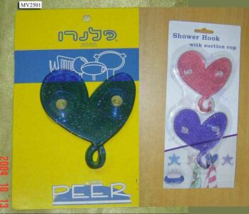 Bath Hooks W 2Pcs Suction