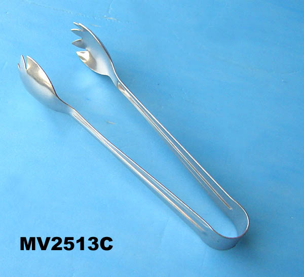 MV2513C 6.5" S.S. Food Tongs B/C