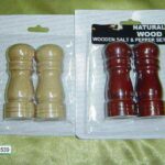 2 Pcs Wooden Salt & Pepper B.C