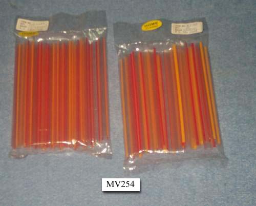 MV254 20Pcs Color Milk Straws