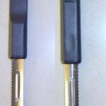 Peeler With Teeth Plastic Handle