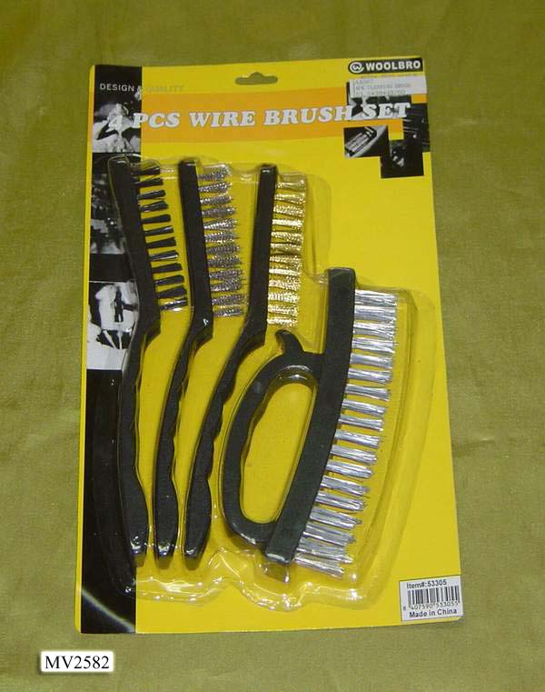 MV2582 4 Pcs Wire Brush Set B/C
