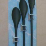 3Pcs Plastic Salad Spoon T/C