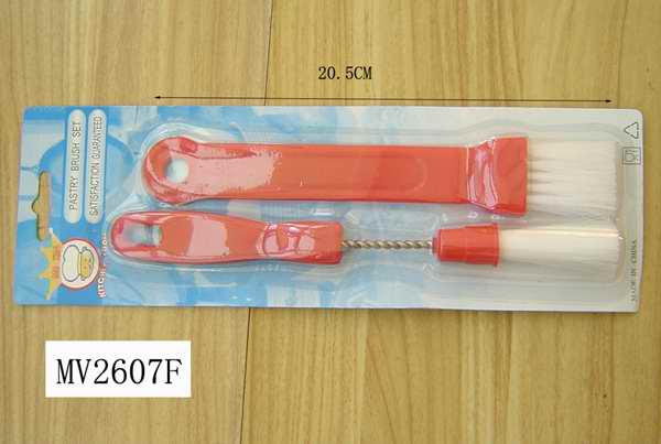 MV2607F 2Pc Brush Plastic Handle