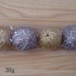 3Pcs S/S Scourer & 2Pcs Copper Scourer In Pvc Bag