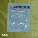 5Pcs Plastic Cookie Mould B/C