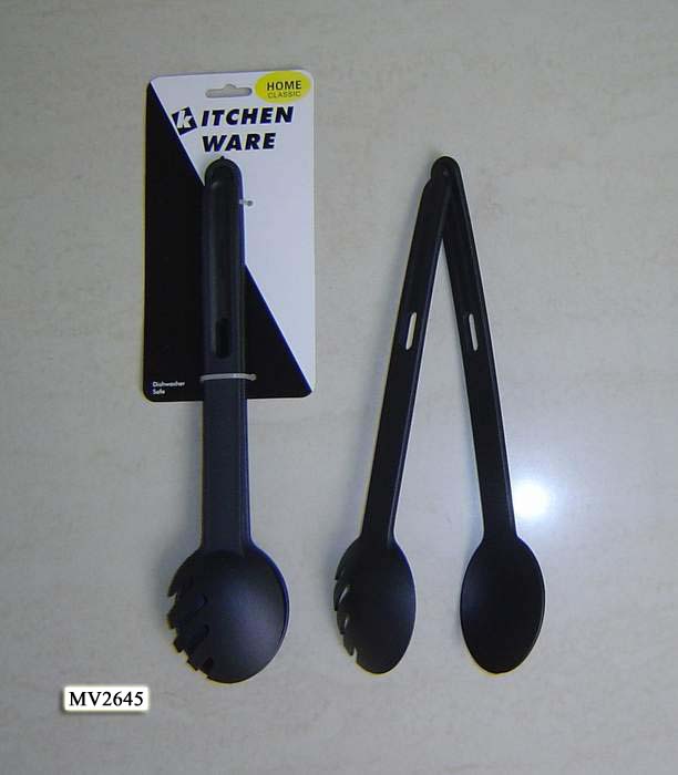 MV2645 11.5"Nylon Food Tongs T/C