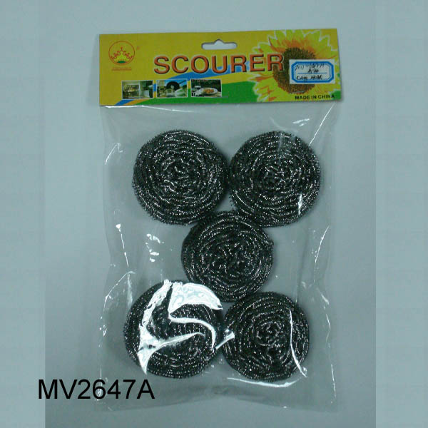 MV2647A 5Pcs S/S Scourer Pbh
