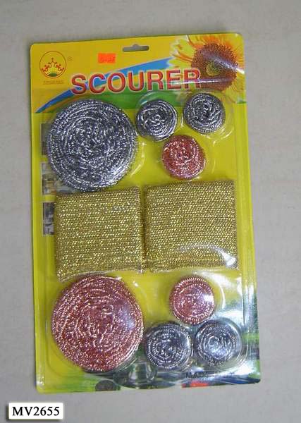 10Pcs Cleaning Scourer B/C