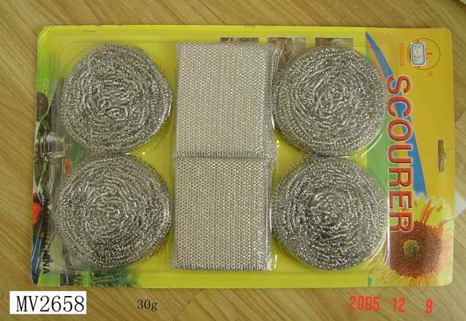 6Pcs Cleaning Scourer B/C