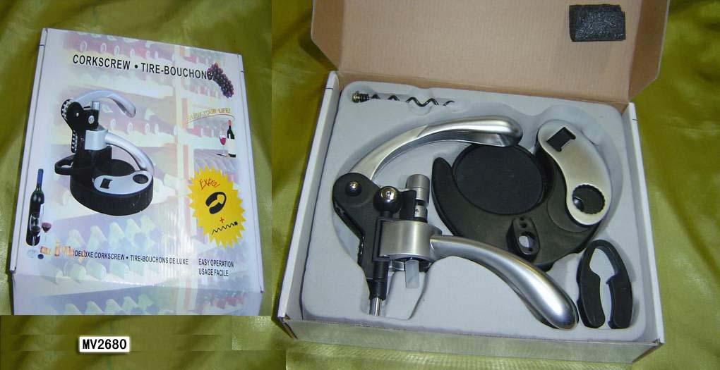MV2680 Rt801-7H Deluxe Wine Bottle Opener In Colour Box
