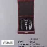 4Pcs Wine Set In Wooden Box