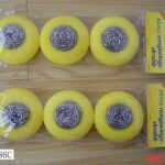 3Pcs Cleaning Sponge Scourer In Polybag Bag W/Hang Card