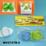 Silicone Holder Set Of 2 In Polybag 淺綠390C