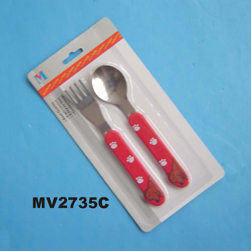 MV2735C 2Pcs Junior Cutlery Set B/C