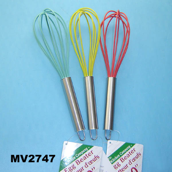 MV2747 Silicone Egg Beater 10" Green