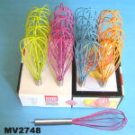12" Egg Beater 16Pcs In Dispaly Box 4Clrs
