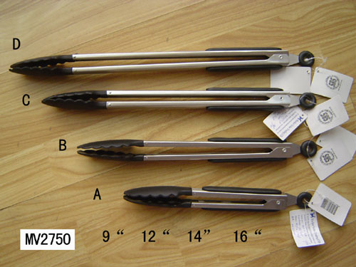 MV2750B 12" Soft Handle S/S Tong