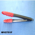 12" Silicone Food Tong Platic Handle