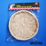 3Pcs 10" Bbq Bamboo Plate Holder