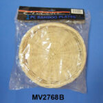 2Pcs 10" Bbq Bamboo Plate Holder