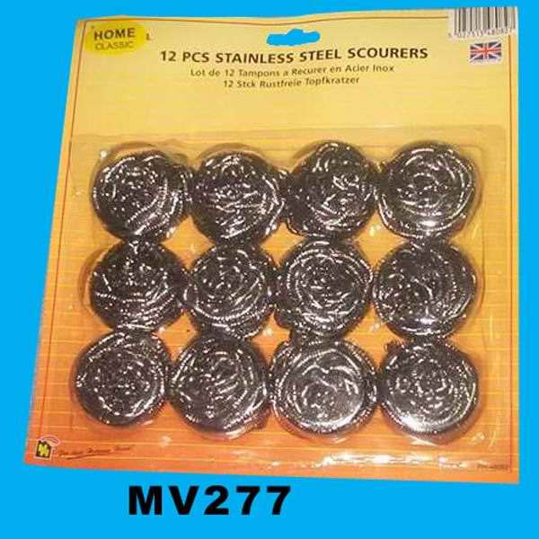 12 Pcs Scourer Pad B/C