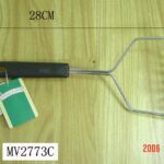 Chrome Wire Potato Press Plastic Handle