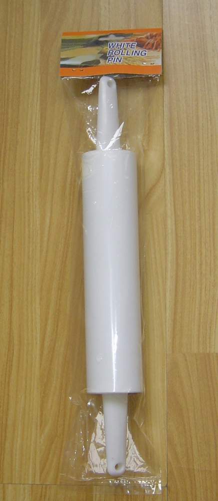 MV2779 White Rolling Pin Plastic Pbh