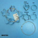 6Pcs Cooket Mould Tag Card