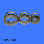 Three Stainless Steel Cake Mold