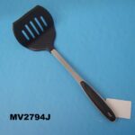 Nylon Kitchen Tool Slotted Turner W/S.S Handle