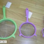 3Pcs S/S Net Plastic Frame Strainer